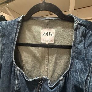 Zara Indigo Denim jumpsuit
